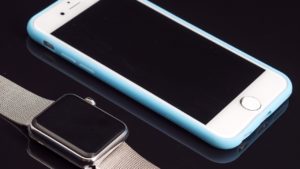 iPhone and a Smartwatch